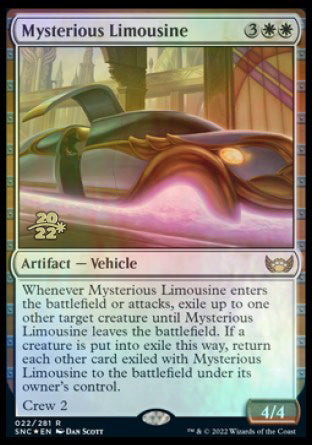 Mysterious Limousine [Streets of New Capenna Prerelease Promos] | D20 Games
