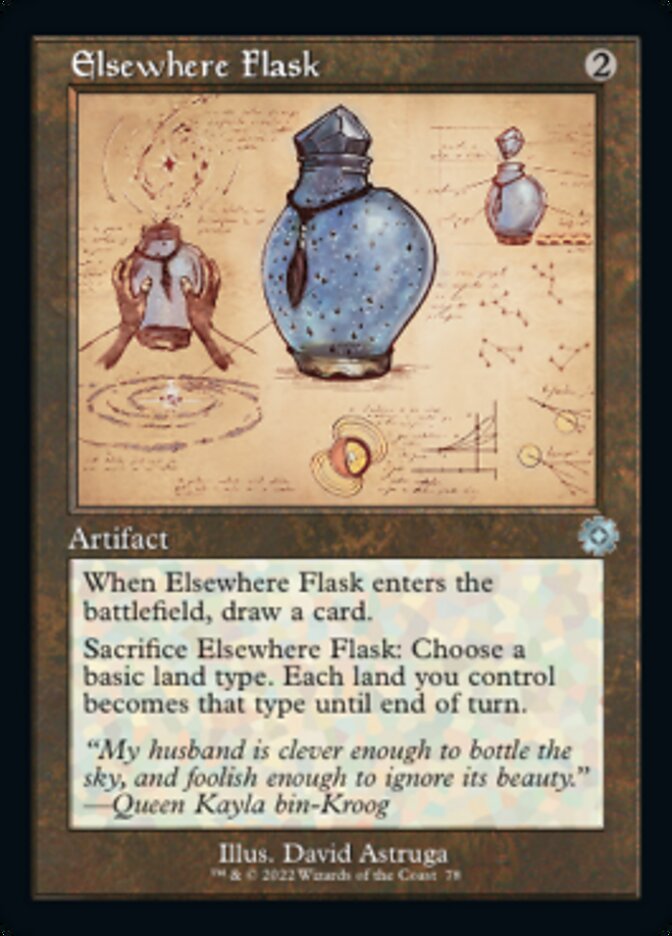 Elsewhere Flask (Retro Schematic) [The Brothers' War Retro Artifacts] | D20 Games