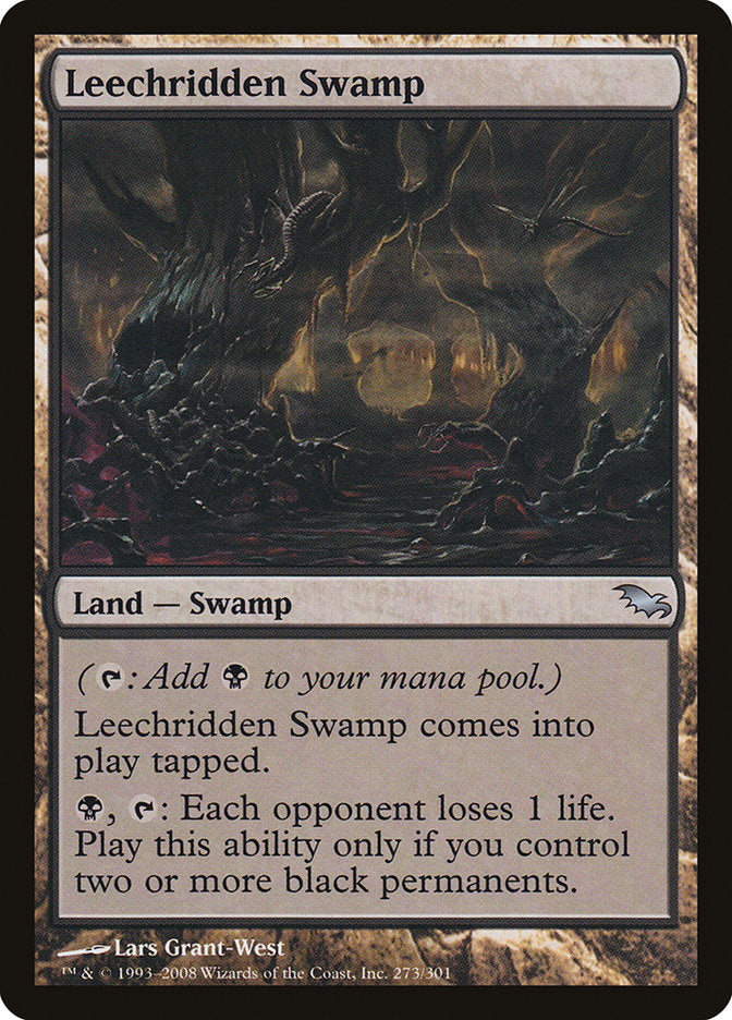 Leechridden Swamp [Shadowmoor] | D20 Games