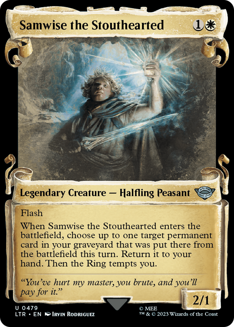 Samwise the Stouthearted [The Lord of the Rings: Tales of Middle-Earth Showcase Scrolls] | D20 Games