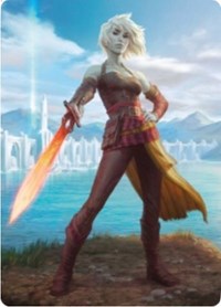 Nahiri, Heir of the Ancients 1 Art Card [Zendikar Rising Art Series] | D20 Games