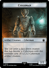 Human Noble // Cyberman Double-Sided Token [Doctor Who Tokens] | D20 Games