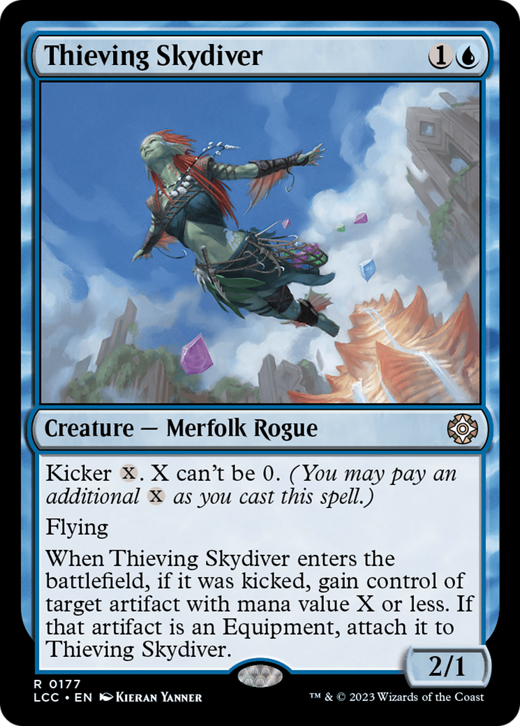 Thieving Skydiver [The Lost Caverns of Ixalan Commander] | D20 Games