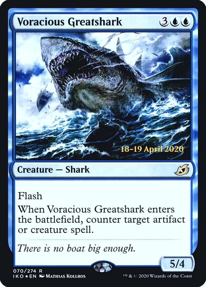 Voracious Greatshark  [Ikoria: Lair of Behemoths Prerelease Promos] | D20 Games