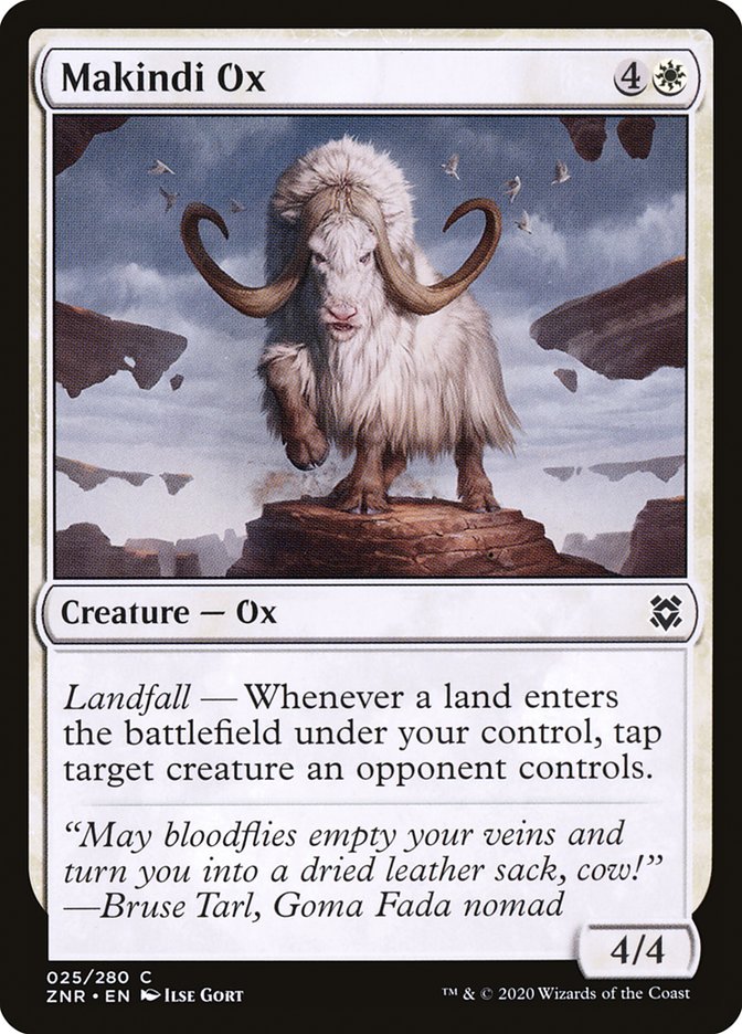 Makindi Ox [Zendikar Rising] | D20 Games