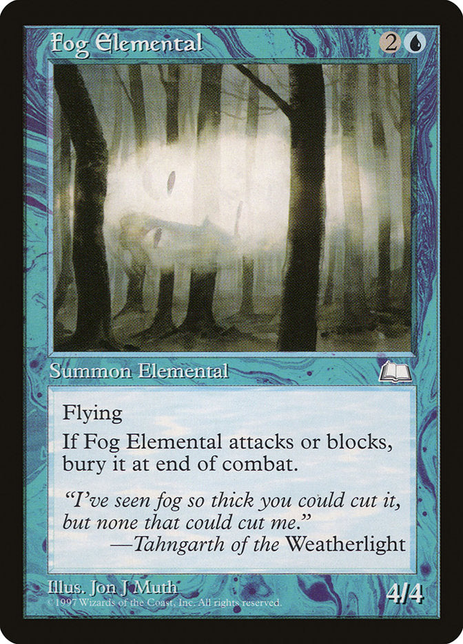 Fog Elemental [Weatherlight] | D20 Games