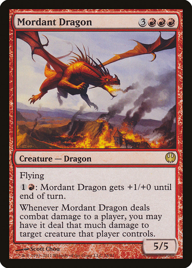 Mordant Dragon [Duel Decks: Knights vs. Dragons] | D20 Games