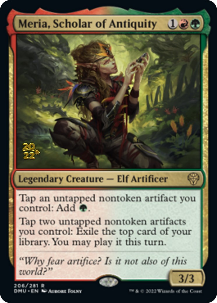 Meria, Scholar of Antiquity [Dominaria United Prerelease Promos] | D20 Games