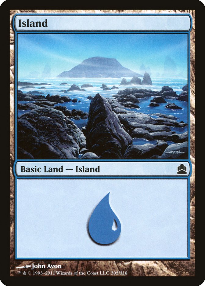 Island (305) [Commander 2011] | D20 Games