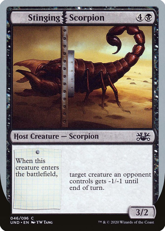 Stinging Scorpion [Unsanctioned] | D20 Games