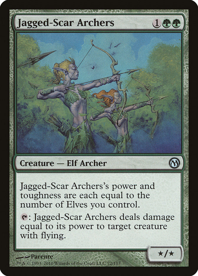 Jagged-Scar Archers [Duels of the Planeswalkers] | D20 Games