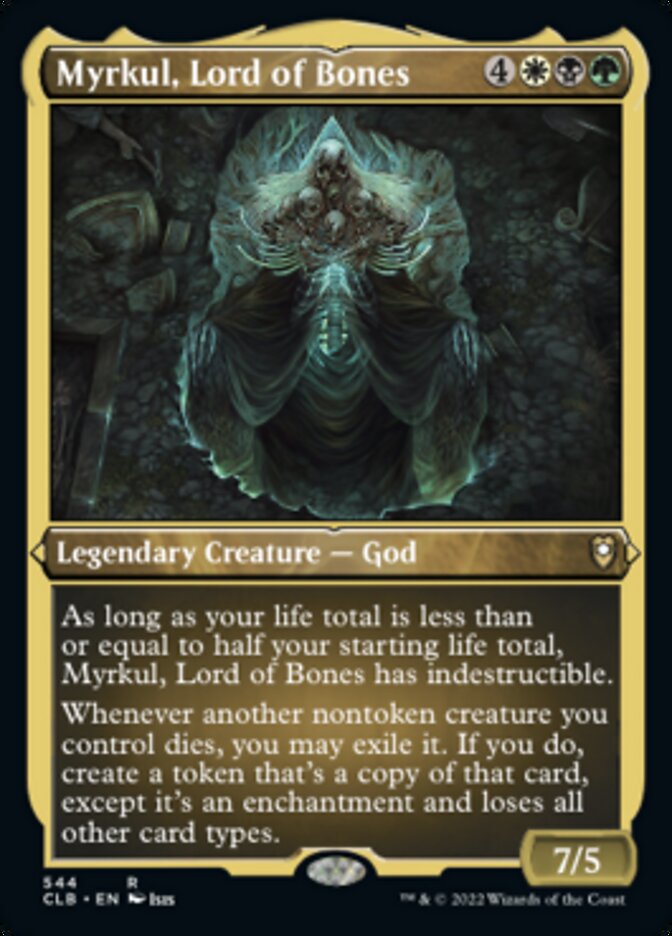Myrkul, Lord of Bones (Foil Etched) [Commander Legends: Battle for Baldur's Gate] | D20 Games