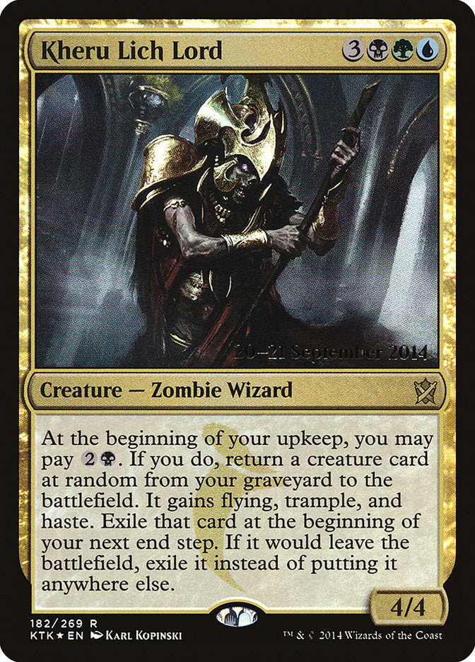 Kheru Lich Lord  [Khans of Tarkir Prerelease Promos] | D20 Games