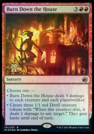 Burn Down the House [Innistrad: Midnight Hunt Prerelease Promos] | D20 Games