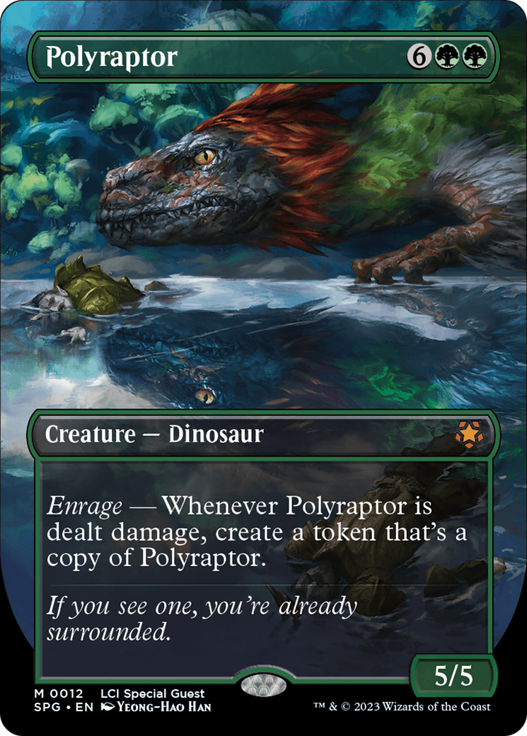 Polyraptor (Borderless) [The Lost Caverns of Ixalan Special Guests] | D20 Games