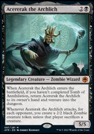 Acererak the Archlich (Promo Pack) [Dungeons & Dragons: Adventures in the Forgotten Realms Promos] | D20 Games