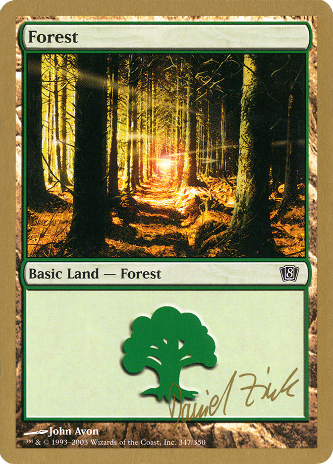 Forest (dz347) (Daniel Zink) [World Championship Decks 2003] | D20 Games