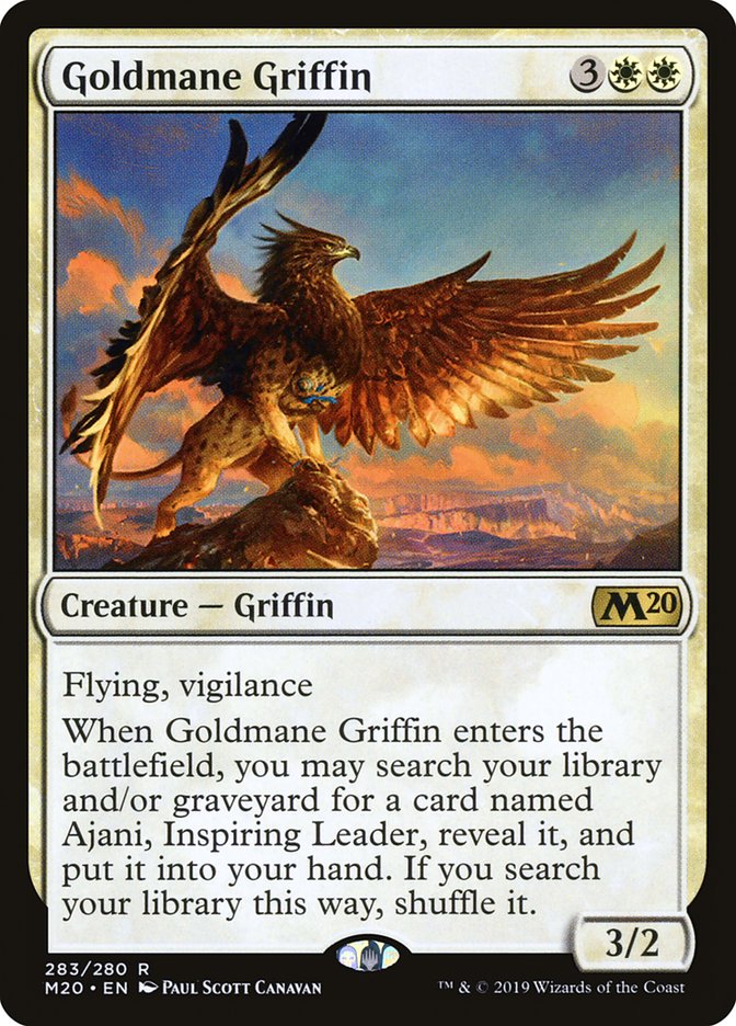 Goldmane Griffin [Core Set 2020] | D20 Games