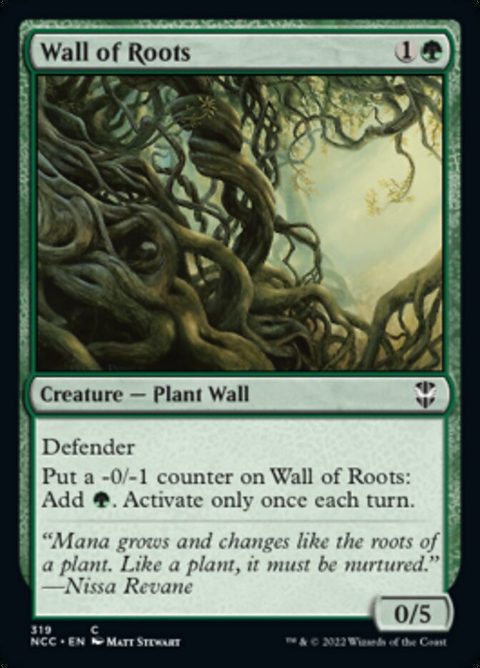 Wall of Roots [Streets of New Capenna Commander] | D20 Games