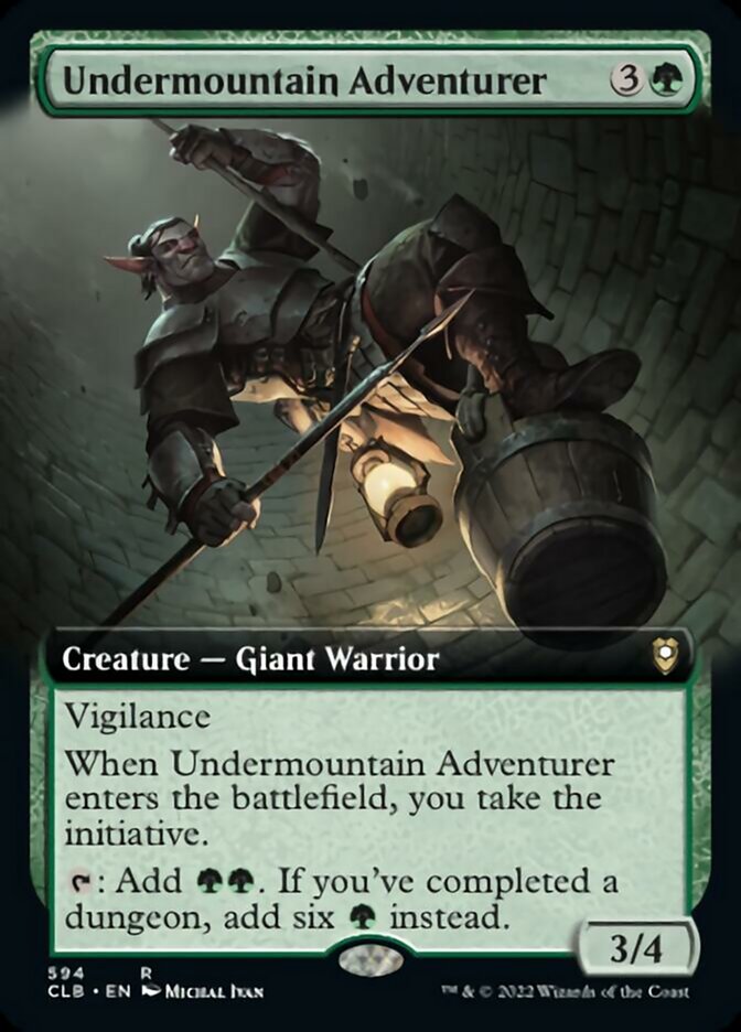 Undermountain Adventurer (Extended Art) [Commander Legends: Battle for Baldur's Gate] | D20 Games