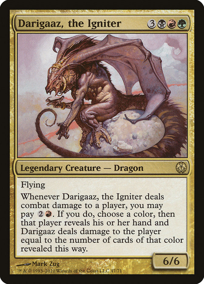 Darigaaz, the Igniter [Duel Decks: Phyrexia vs. the Coalition] | D20 Games