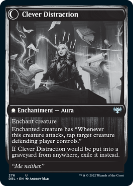 Distracting Geist // Clever Distraction [Innistrad: Double Feature] | D20 Games