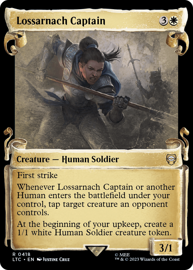 Lossarnach Captain [The Lord of the Rings: Tales of Middle-Earth Commander Showcase Scrolls] | D20 Games