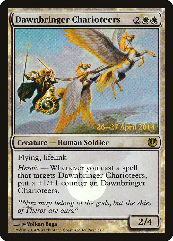 Dawnbringer Charioteers  [Journey into Nyx Prerelease Promos] | D20 Games