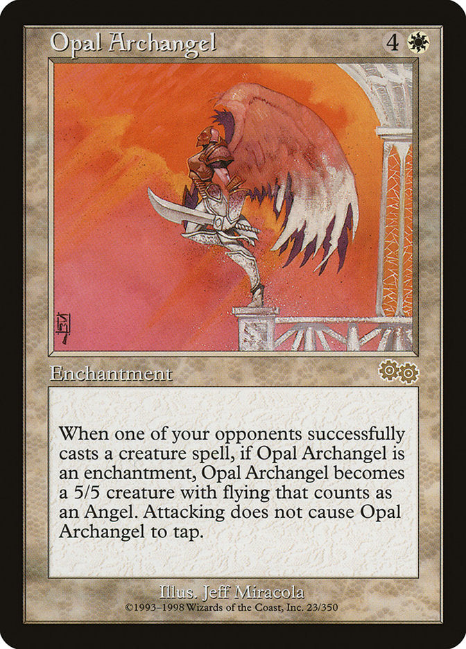 Opal Archangel [Urza's Saga] | D20 Games