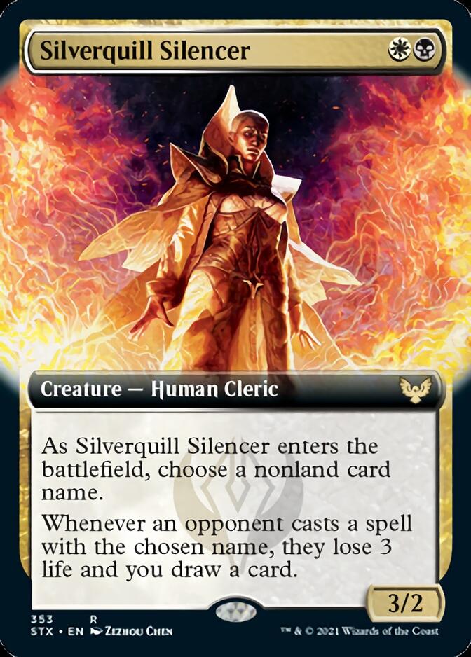 Silverquill Silencer (Extended) [Strixhaven: School of Mages] | D20 Games