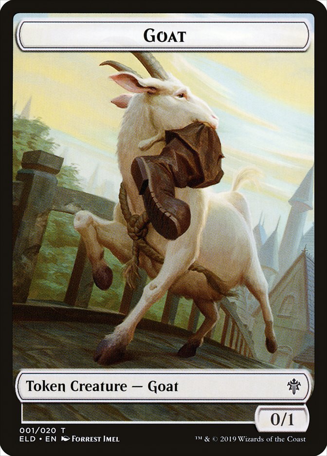 Goat [Throne of Eldraine Tokens] | D20 Games