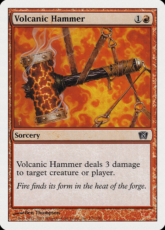 Volcanic Hammer [Eighth Edition] | D20 Games