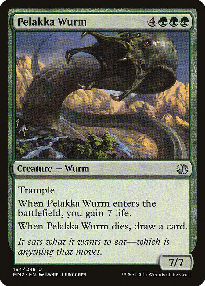 Pelakka Wurm [Modern Masters 2015] | D20 Games