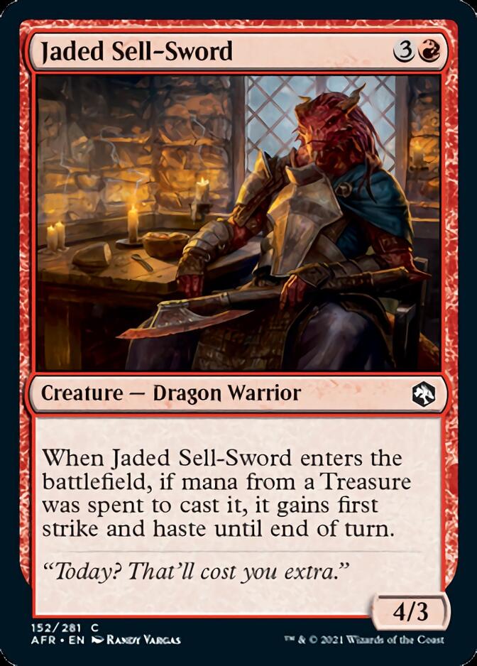 Jaded Sell-Sword [Dungeons & Dragons: Adventures in the Forgotten Realms] | D20 Games