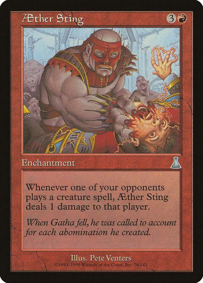 Aether Sting [Urza's Destiny] | D20 Games