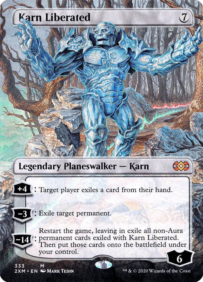 Karn Liberated (Toppers) [Double Masters Extended Art] | D20 Games