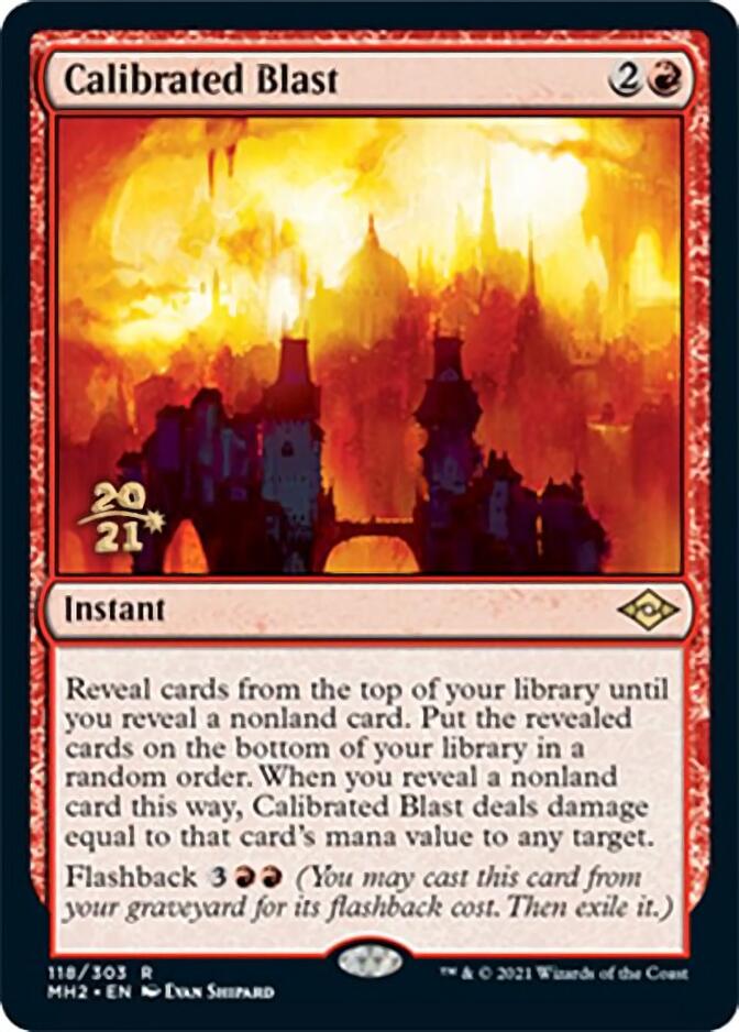 Calibrated Blast [Modern Horizons 2 Prerelease Promos] | D20 Games