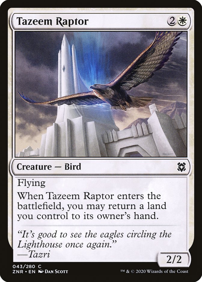 Tazeem Raptor [Zendikar Rising] | D20 Games