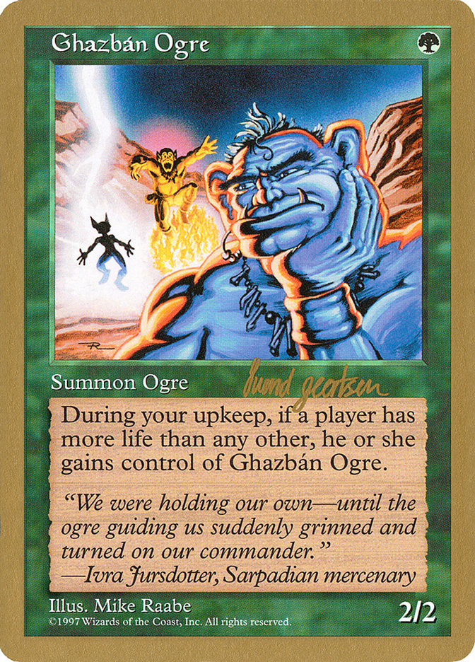 Ghazbán Ogre (Svend Geertsen) [World Championship Decks 1997] | D20 Games