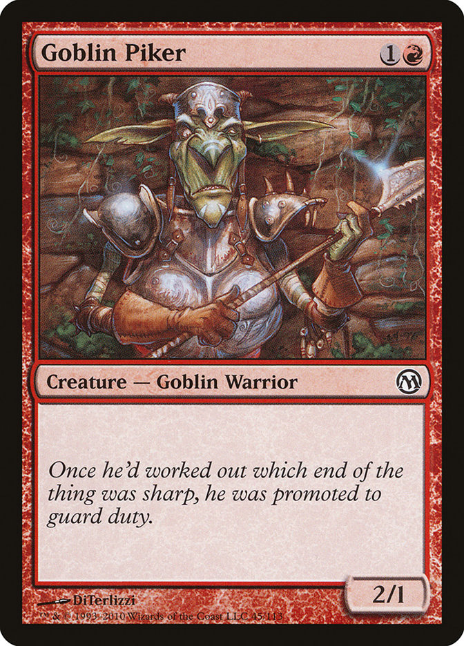 Goblin Piker [Duels of the Planeswalkers] | D20 Games