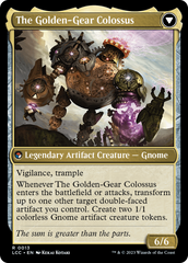 Tetzin, Gnome Champion // The Golden-Gear Colossus [The Lost Caverns of Ixalan Commander] | D20 Games