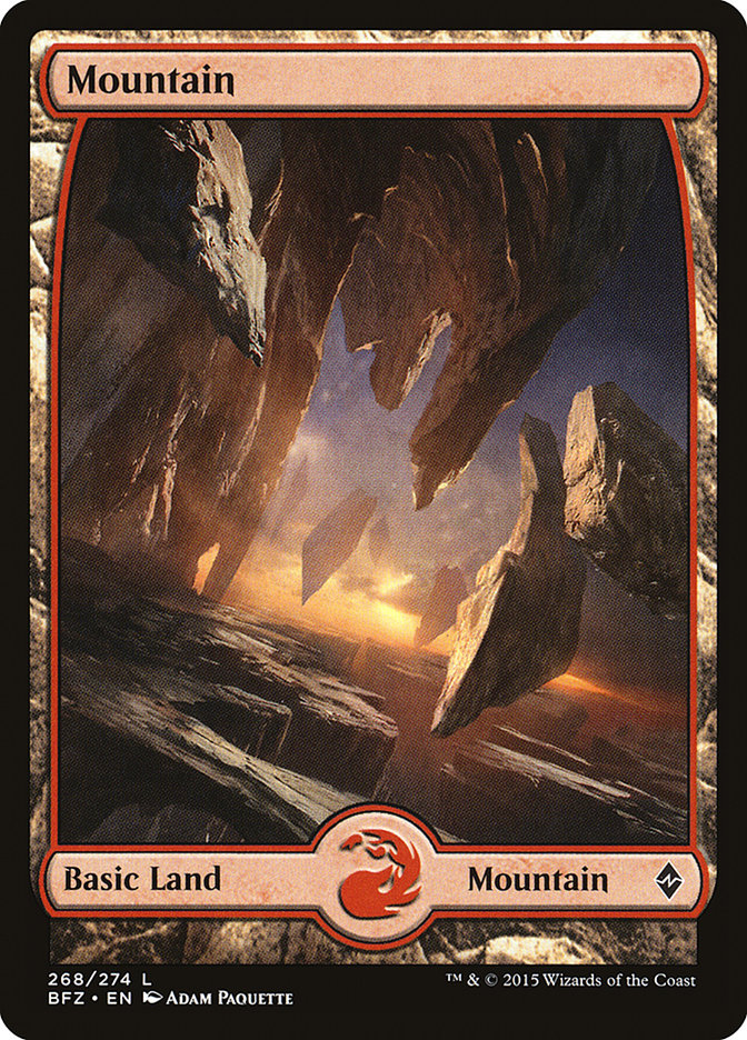 Mountain (268) [Battle for Zendikar] | D20 Games