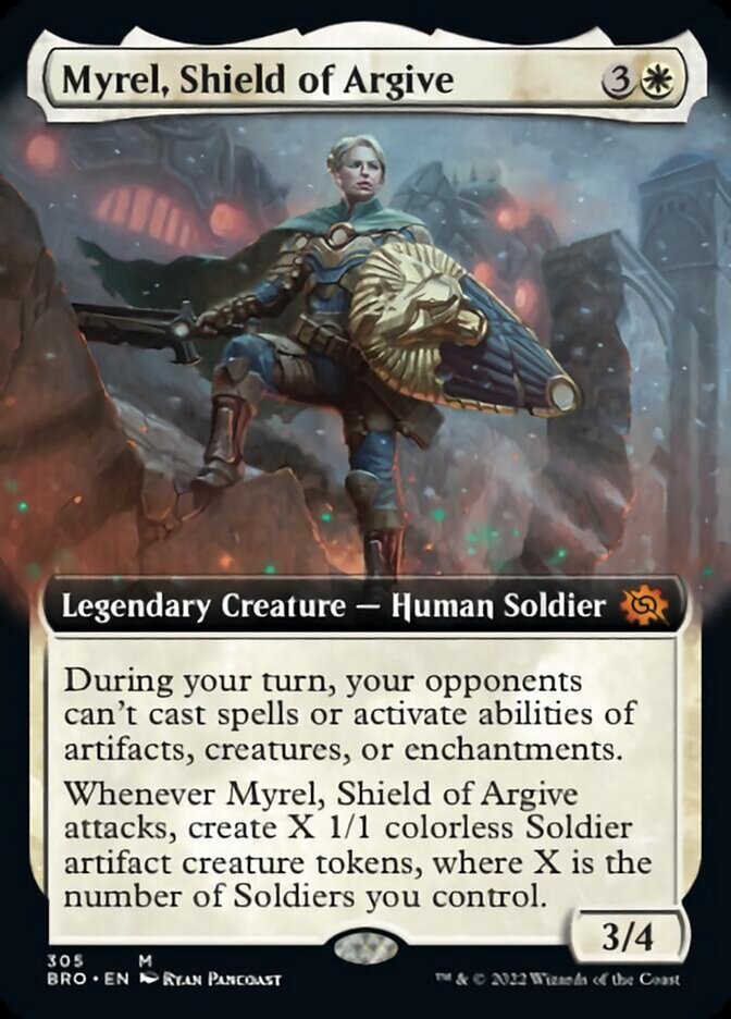 Myrel, Shield of Argive (Extended Art) [The Brothers' War] | D20 Games