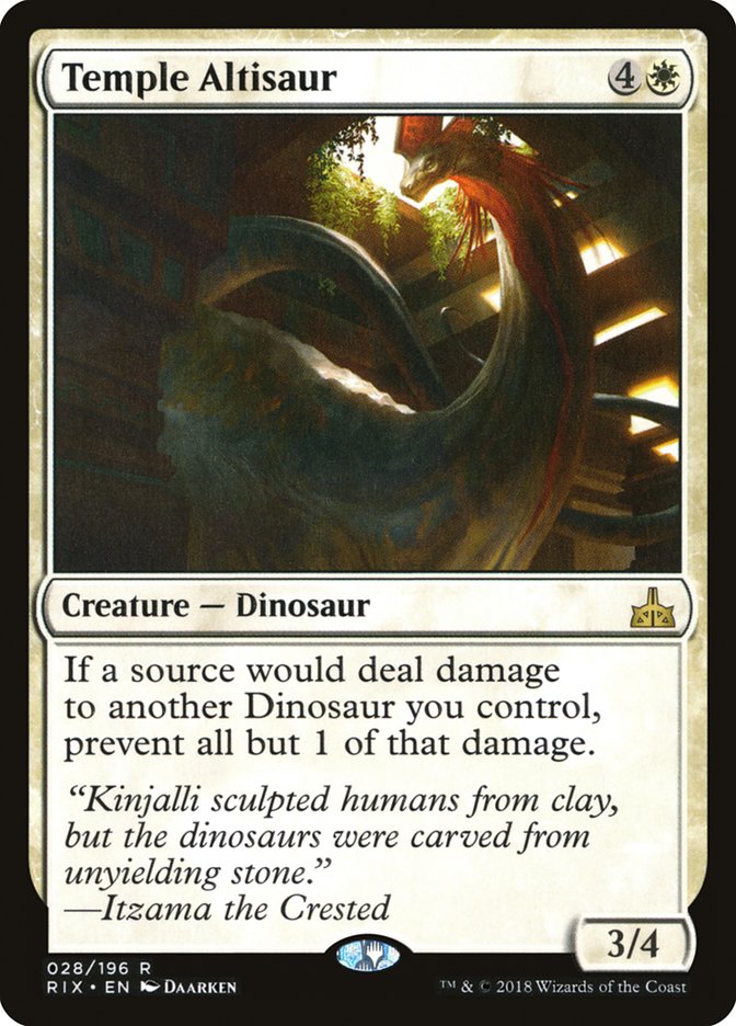 Temple Altisaur [Rivals of Ixalan] | D20 Games