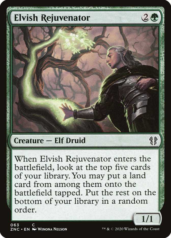 Elvish Rejuvenator [Zendikar Rising Commander] | D20 Games