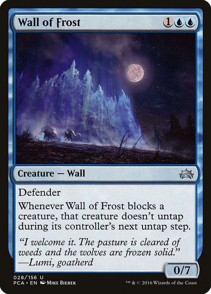 Wall of Frost [Planechase Anthology] | D20 Games