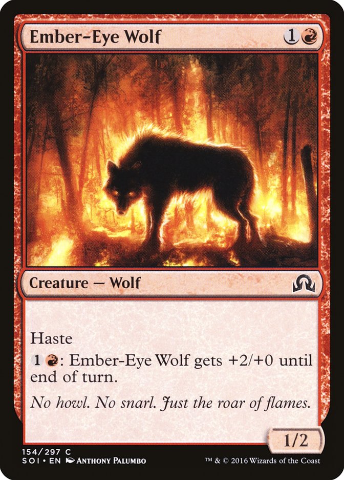 Ember-Eye Wolf [Shadows over Innistrad] | D20 Games