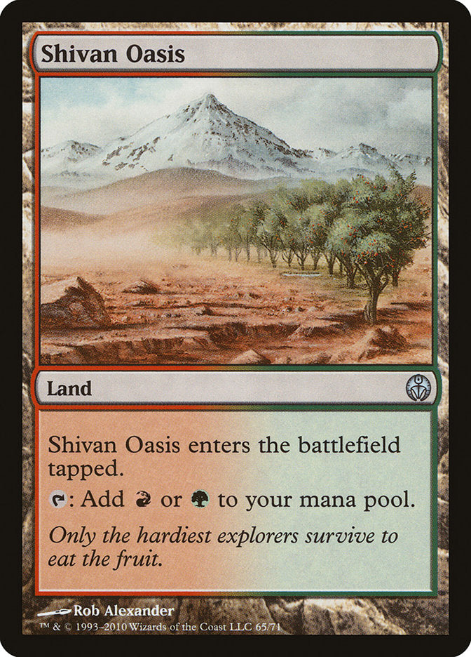 Shivan Oasis [Duel Decks: Phyrexia vs. the Coalition] | D20 Games