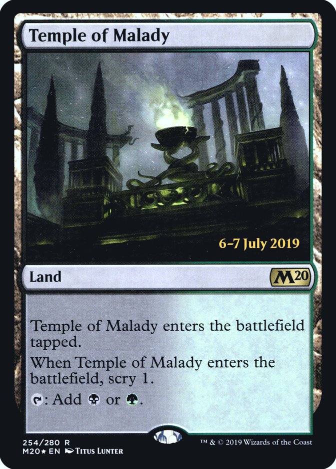 Temple of Malady  [Core Set 2020 Prerelease Promos] | D20 Games