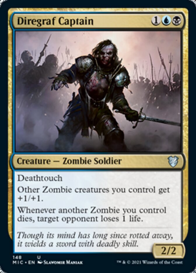 Diregraf Captain [Innistrad: Midnight Hunt Commander] | D20 Games